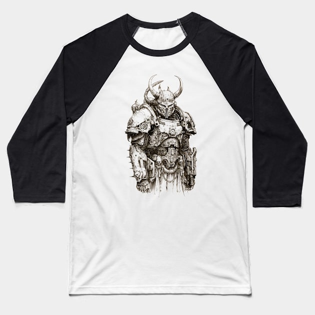 Space Marine Baseball T-Shirt by difrats